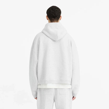 Initial Boxy Hoodie G.R.A.Y