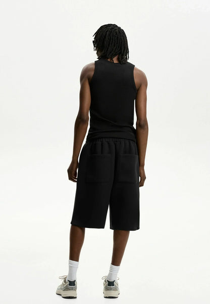 Black jogging shorts