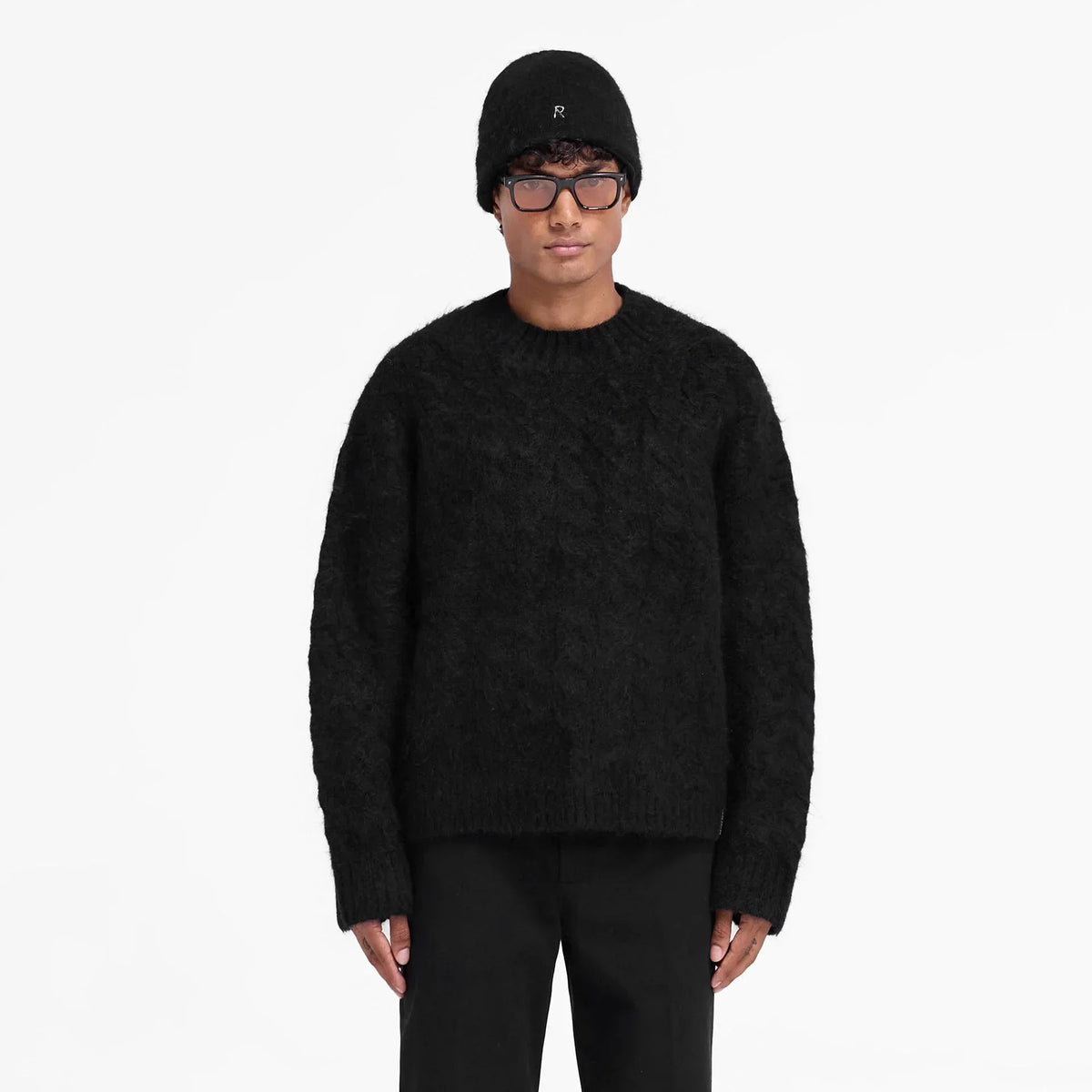 Textured Knit in Blue