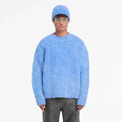 Textured Knit in Blue