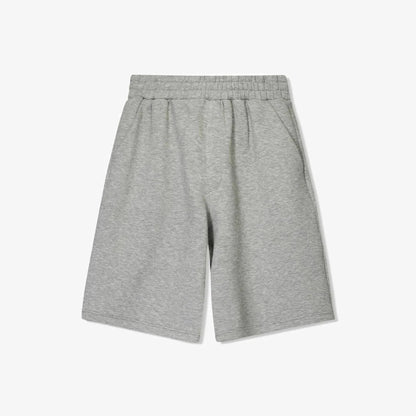 gray jogging shorts