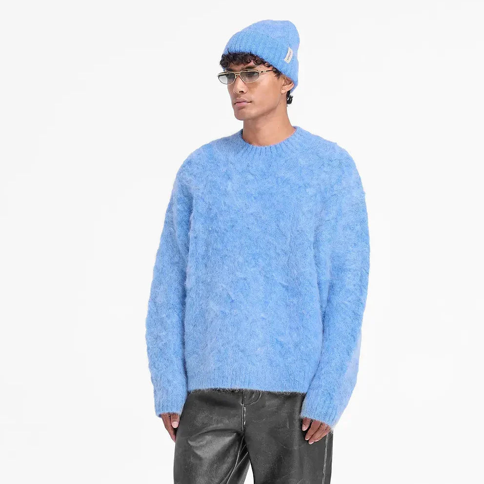 Textured Knit in Blue
