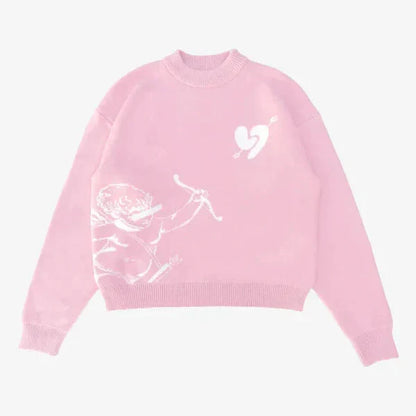Oversized Knit “Love Arrow”
